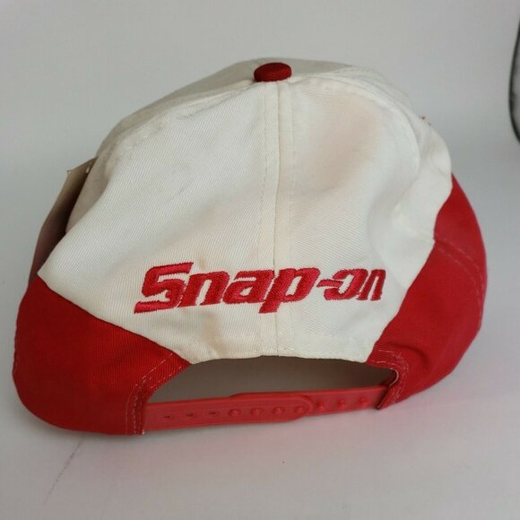 Vintage Snap On Tools NASCAR Hat Bill Elliott 94 Red Ball Cap Snapback 90s NWT - Picture 4 of 7